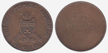 Ontario Numismatic Association - 1974