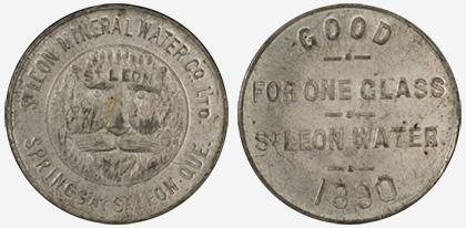 St. Leon Mineral Water Company Limited - Métal blanc - 1890
