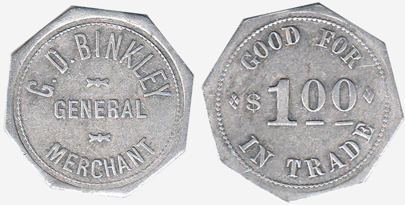 G.D. Binkley - General Merchant - 1 dollar