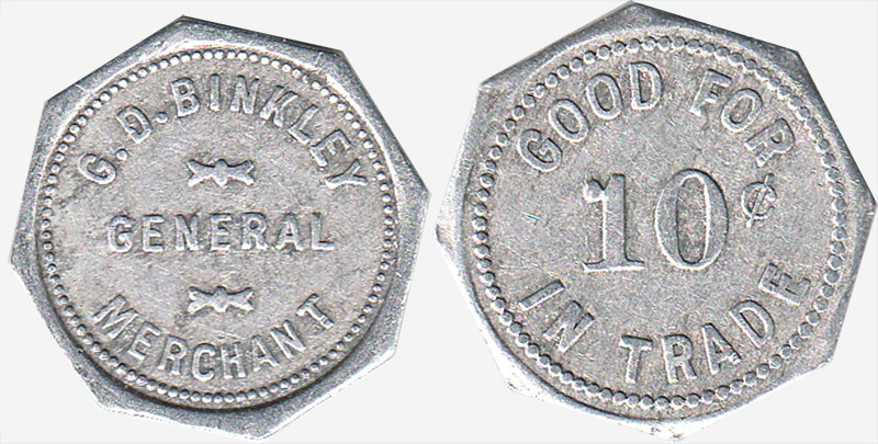 G.D. Binkley - General Merchant - 10 cents