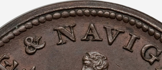 Trade & Navigation - 1 penny 1813