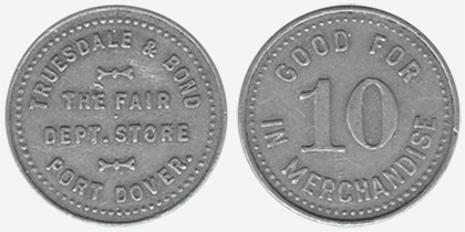 Truesdale & Bond - Port Dover - 10 cents