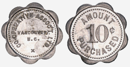 Vancouver Co-op Association Ltd. - 10 cents