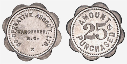 Vancouver Co-op Association Ltd. - 25 cents