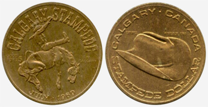 Calgary - Calgary Stampede - 1969 - 5 dollars