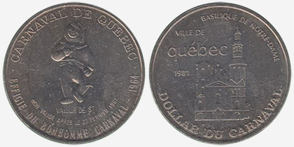 Québec - Carnaval de Québec - 1981 - Basilique de Notre-Dame