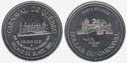 Québec - Carnaval de Québec - 1989 - Porte St-Louis