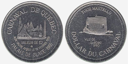Québec - Carnaval de Québec - 1990 - Tour Martello
