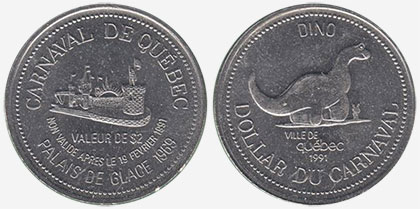 Québec - Carnaval de Québec - 1991 - Dino