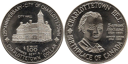 Charlottetown Charlottetown Dollar Samuel Holland