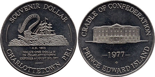 Charlottetown - Souvenir Dollar 1979 Token