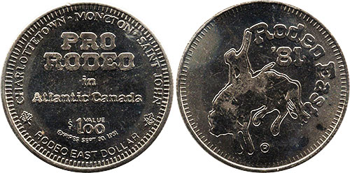 Charlottetown Rodeo East Dollar Moncton Saint John Token