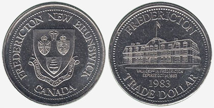 Fredericton - Trade Dollar - 1983