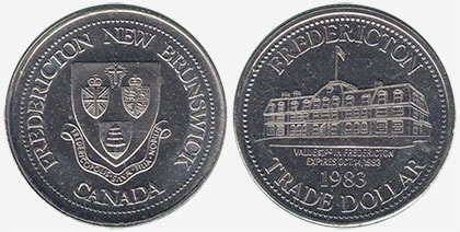 Fredericton - Trade Dollar - 1983