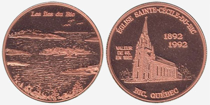 Bic - Église Sainte-Cécile-du-Bic - 1892-1992