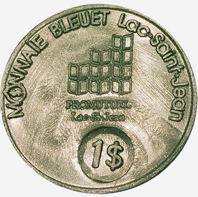 Lac-St-Jean - Monnaie Bleuet - 1 dollar