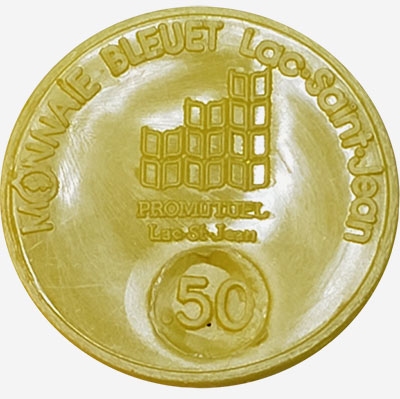 Lac-St-Jean - Monnaie Bleuet - 50 cents