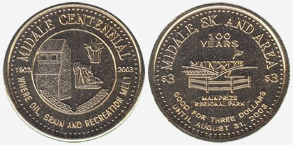 Midale - Midale Centennial - 1903-2003 - Var. 2