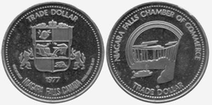 Niagara Falls - Trade Dollar - 1977