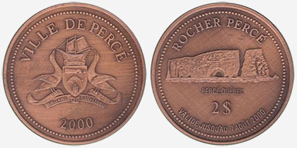 Percé - Rocher Percé - 2000 - Bronze antique