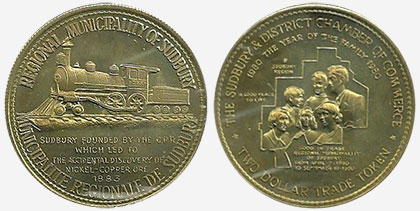 Sudbury - Trade Token - 1980