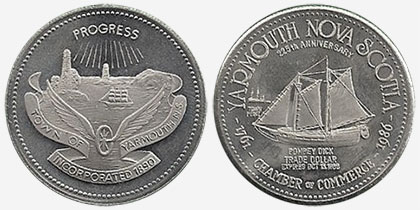 Yarmouth - Trade Dollar - 1986