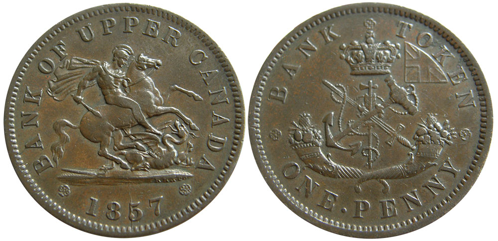 EF-40 - 1 penny 1857
