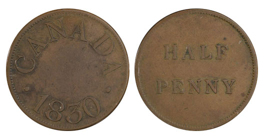 Duncan & Company - 1/2 penny 1830