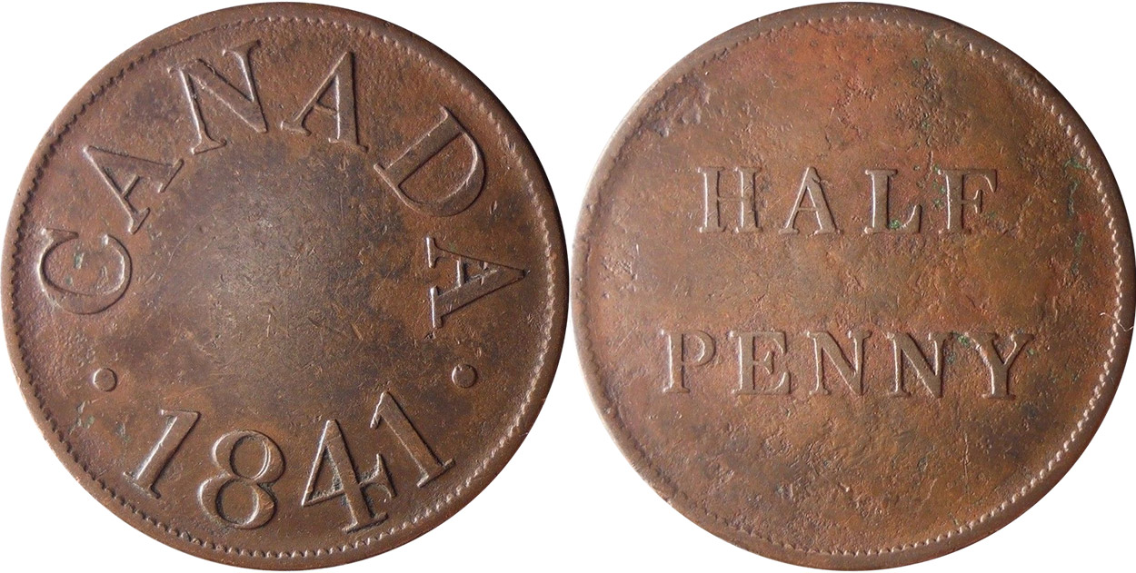 Duncan & Company - 1/2 penny 1841