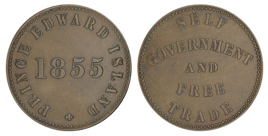 George Davies - 1/2 penny 1855 - Edward