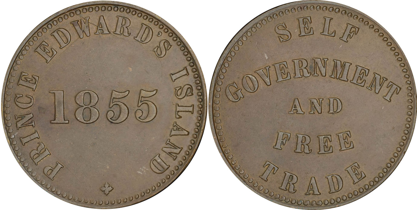 George Davies - 1/2 penny 1855 - Edward's