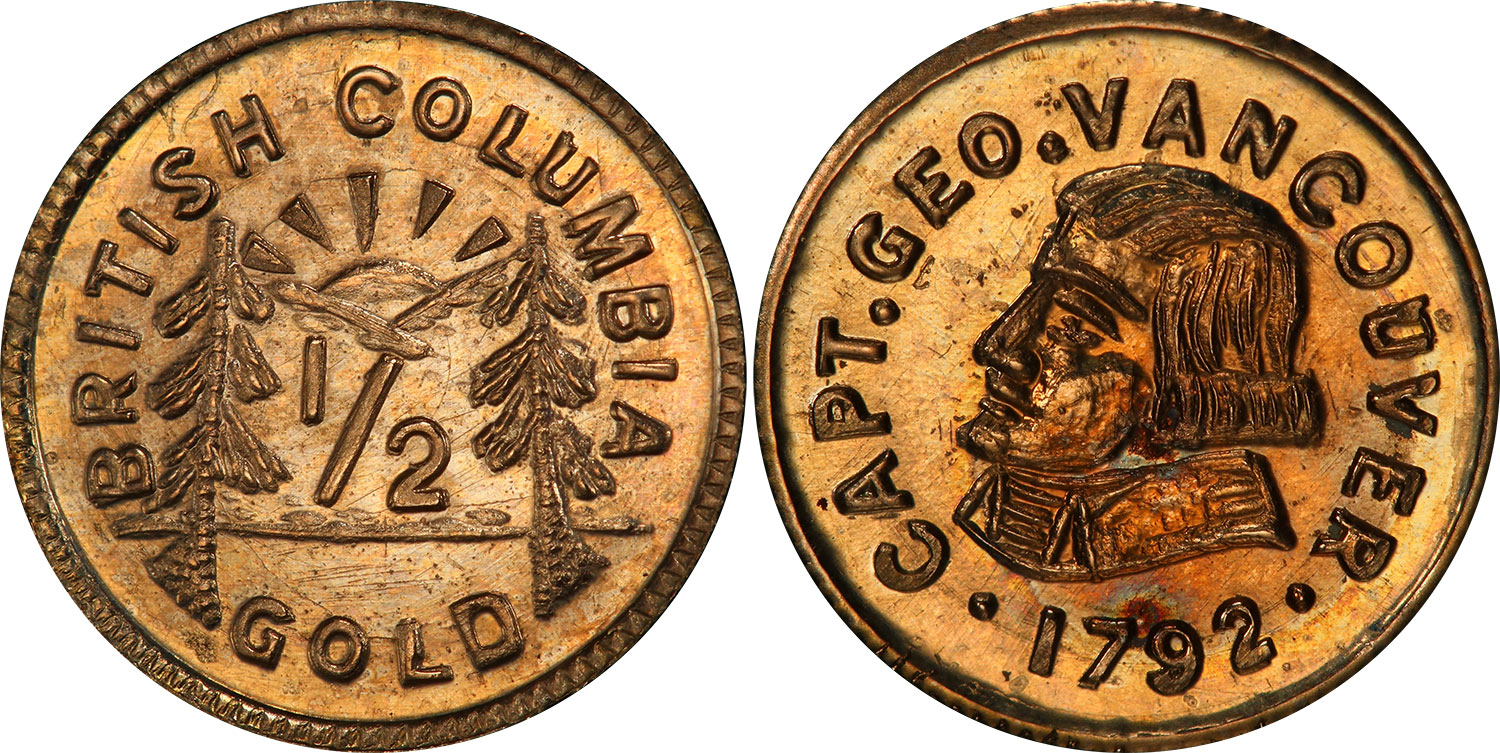 1792 50 cents - Vancouver head