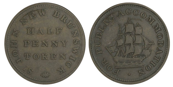 Public accomodation - 1/2 penny 1835