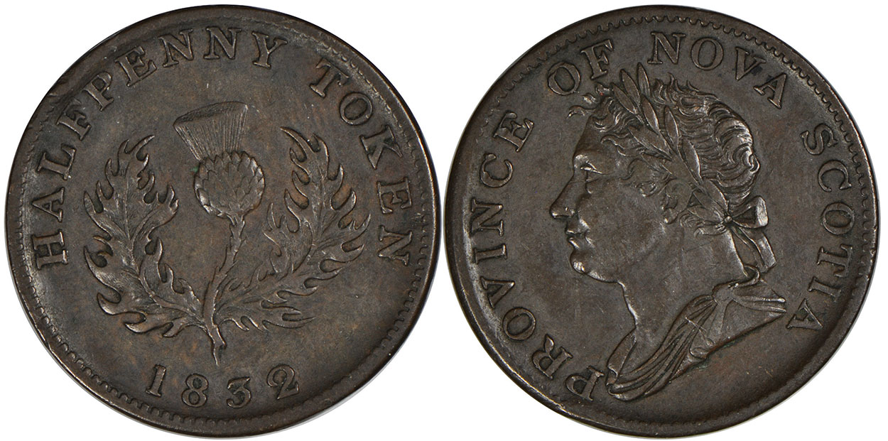 Nouvelle-Écosse - 1/2 penny 1832