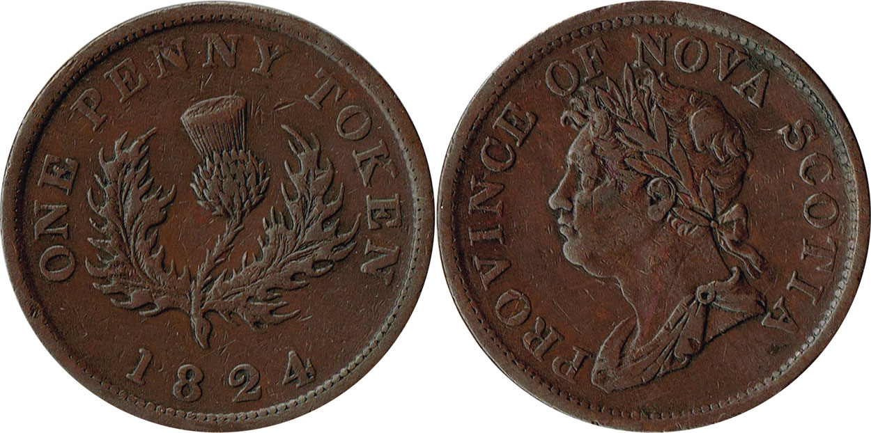 Nouvelle-Écosse - 1 penny 1824