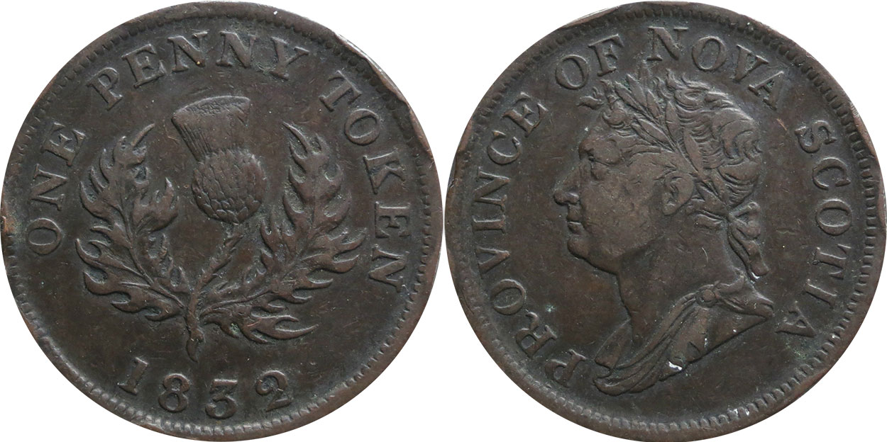 Nouvelle-Écosse - 1 penny 1832