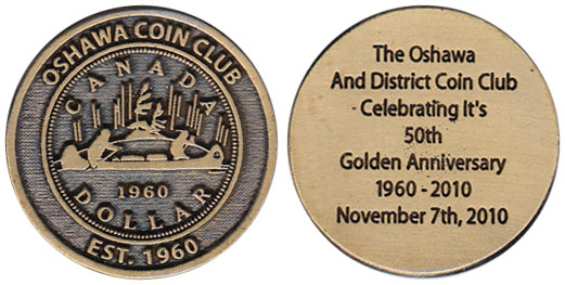 Oshawa Coin Club - 50th Anniversary