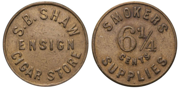 S.B. Shaw - Ensign Cigar Store - Rossland