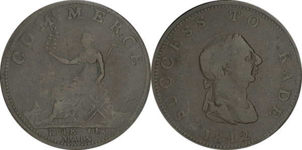 Success to Trade - 1/2 penny 1812