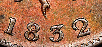 Thistle Nova Scotia Tokens Half Penny 1832