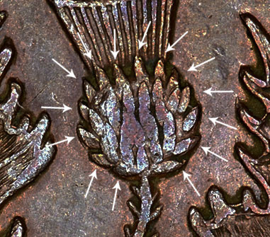 Thistle Nova Scotia Tokens Half Penny 1843