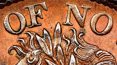 Thistle Nova Scotia Tokens Penny 1824