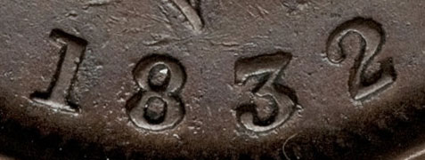 Thistle Nova Scotia Tokens Penny 1832