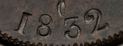 Thistle Nova Scotia Tokens Penny 1832