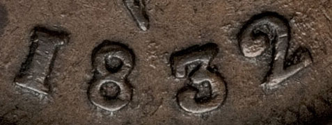 Thistle Nova Scotia Tokens Penny 1832