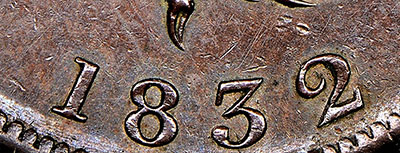 Thistle Nova Scotia Tokens Penny 1832