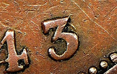 Thistle Nova Scotia Tokens Penny 1843