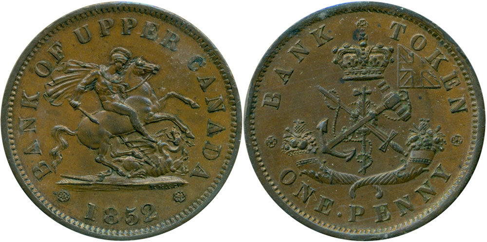 1 penny 1852