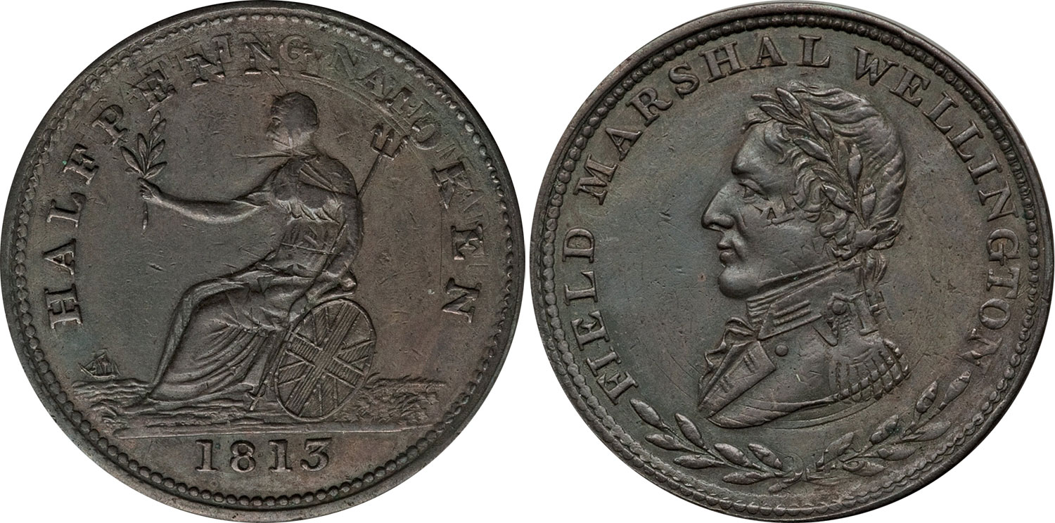 Marshall - 1/2 penny 1813