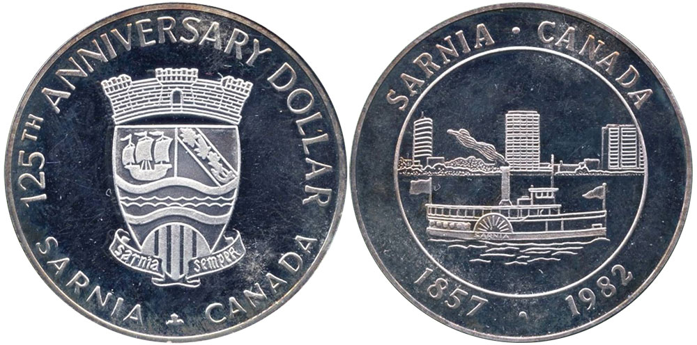 Sarnia - 125th anniversary dollar
